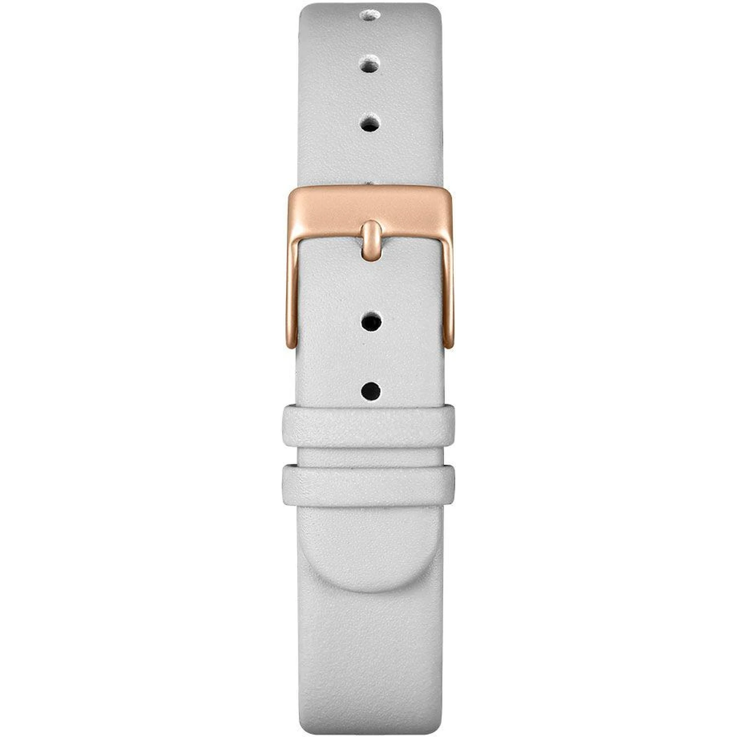 White Leather Dress Watch