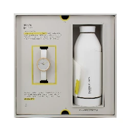 White Leather Dress Watch