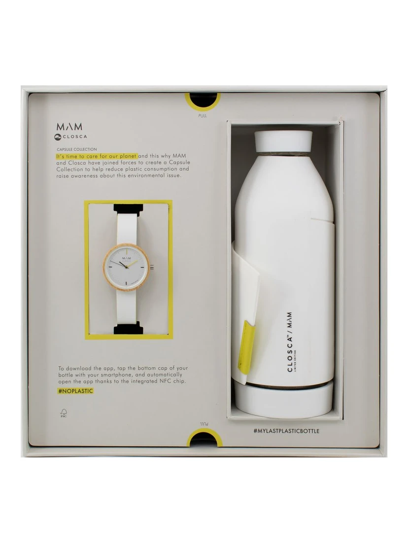 White Leather Dress Watch