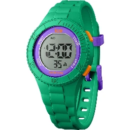 Green Synthetic Digital Watch
