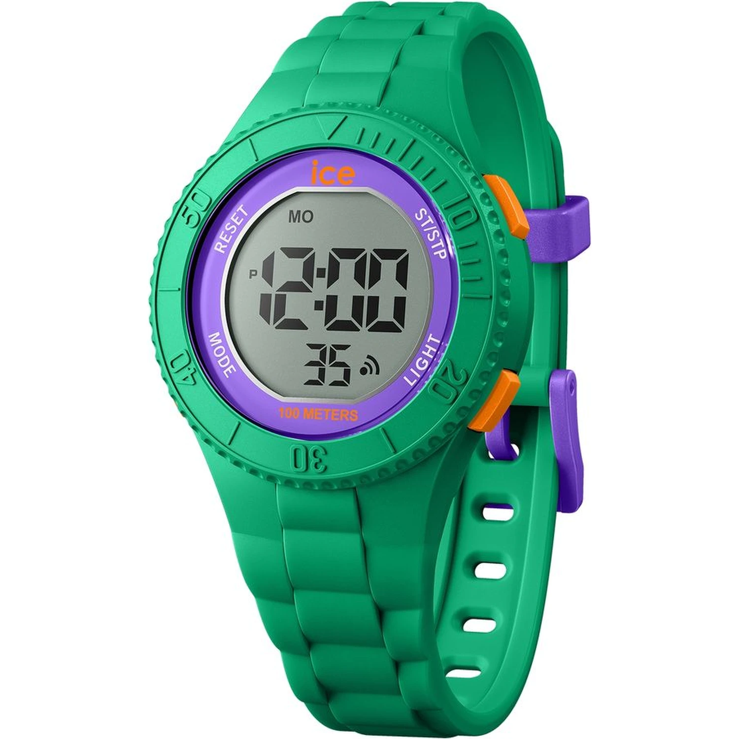 Green Synthetic Digital Watch