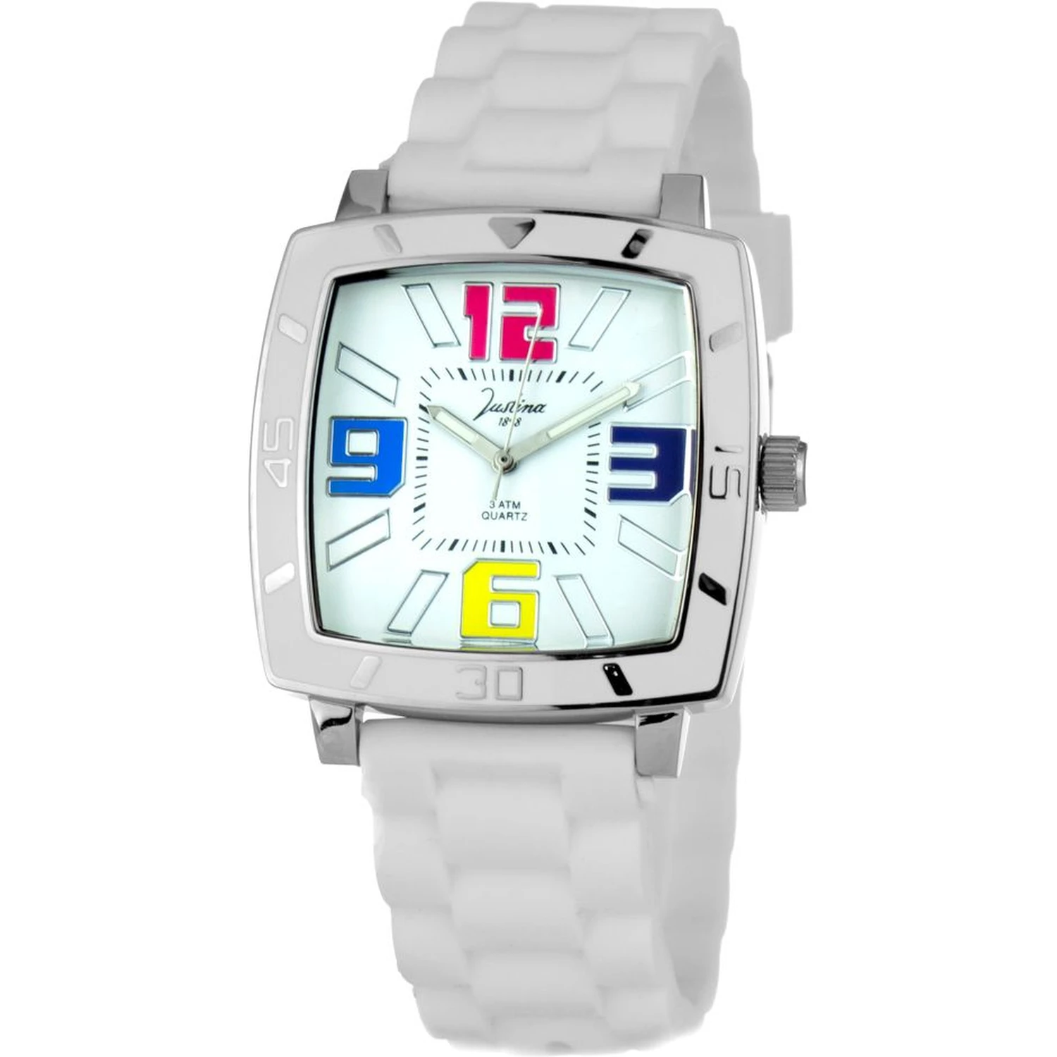 White Rubber Bracelet Watch
