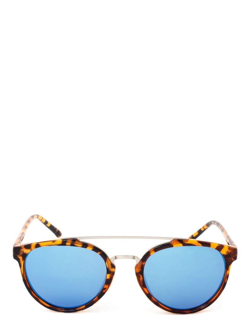 Brown Injected Sunglasses