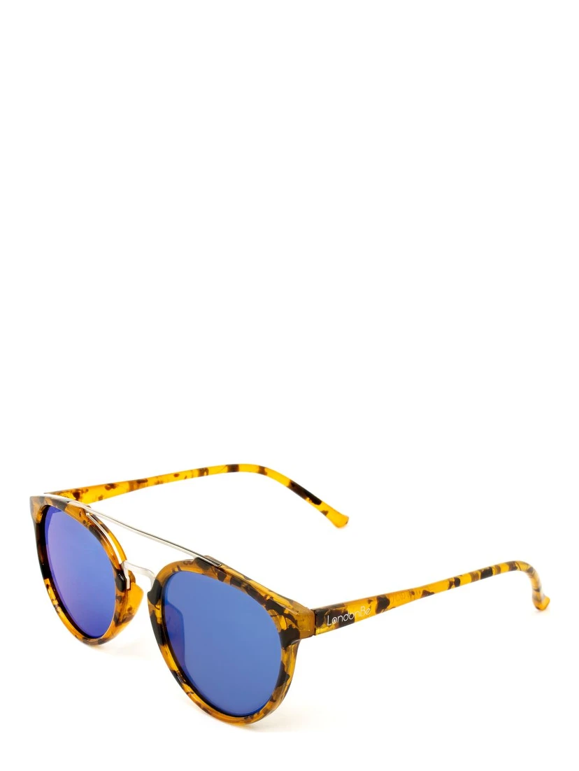 Brown Injected Sunglasses