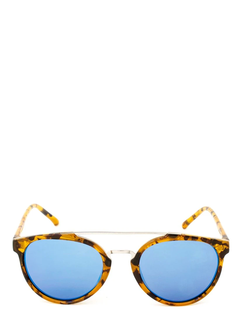 Brown Injected Sunglasses