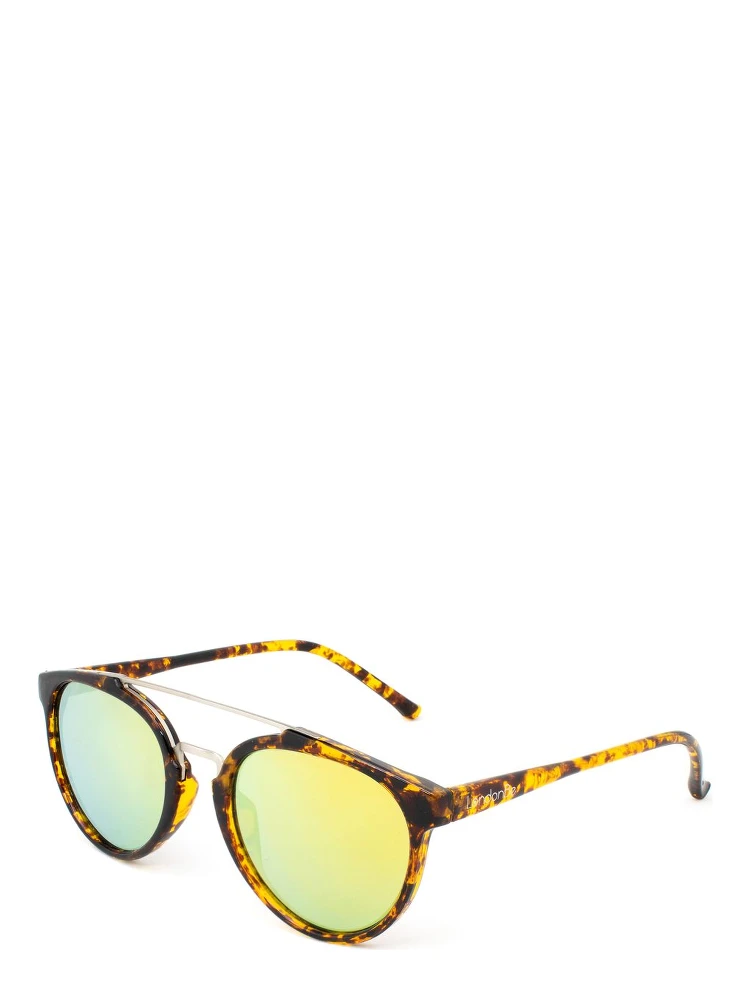 Brown Injected Sunglasses