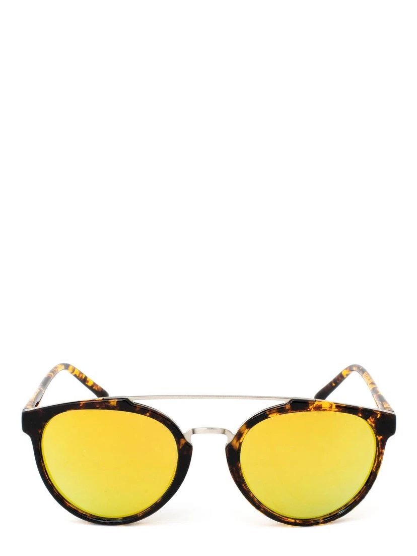 Brown Injected Sunglasses