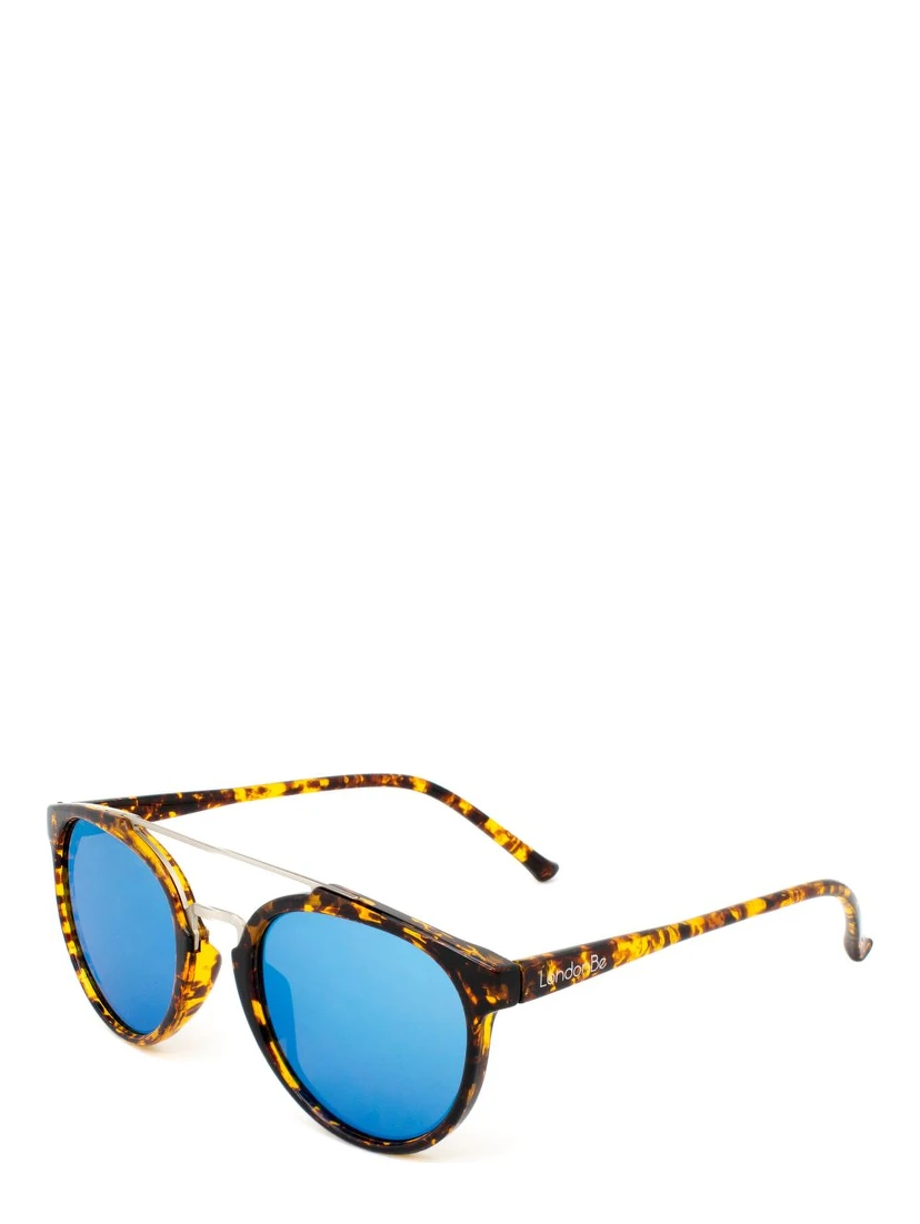 Brown Injected Sunglasses