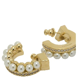 "Gancini" earrings with pearls