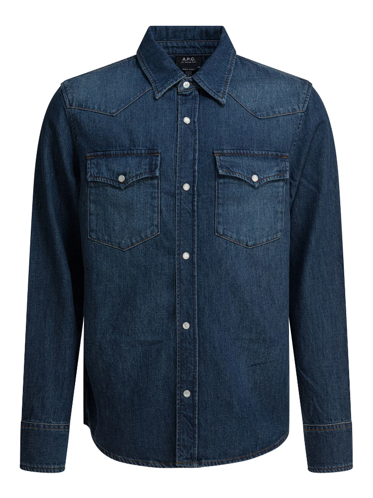 Western denim shirt