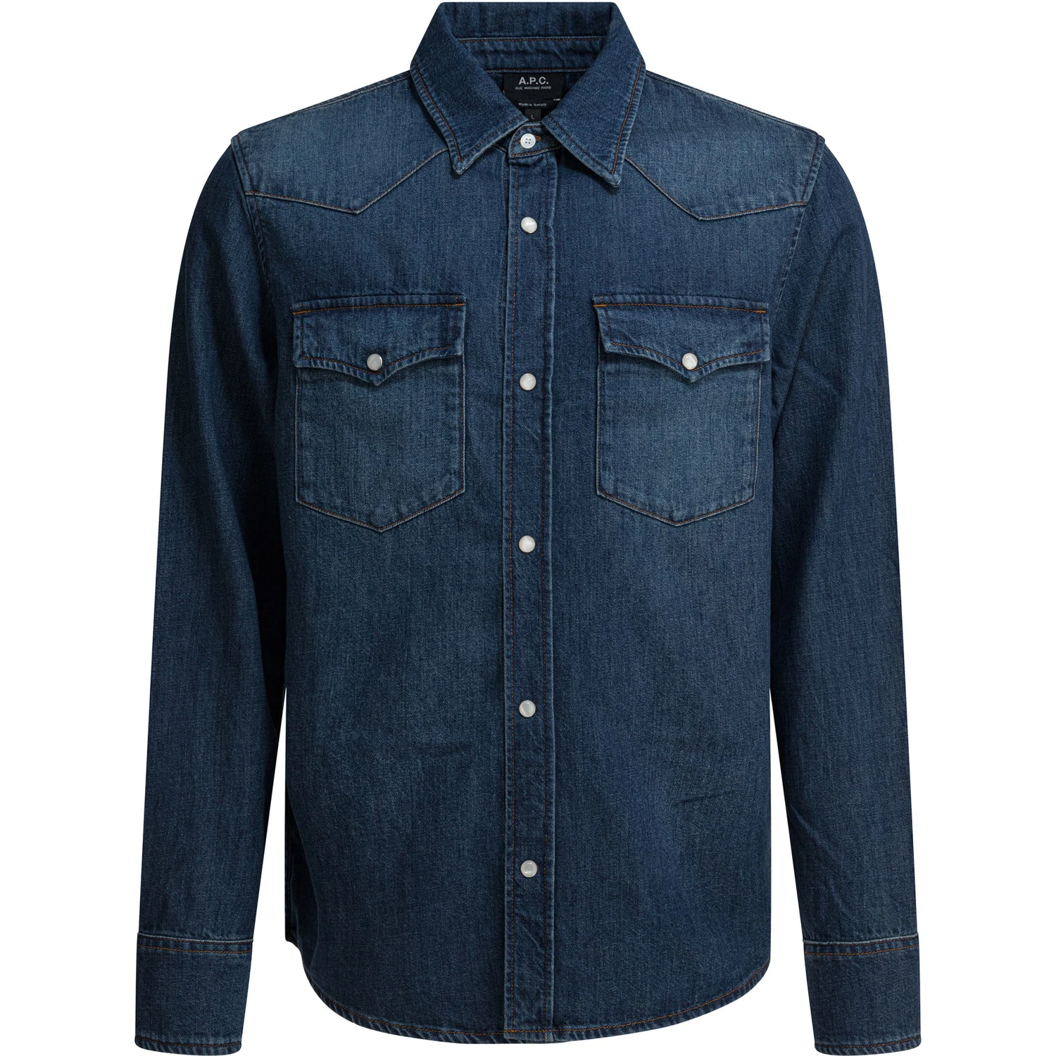Western denim shirt