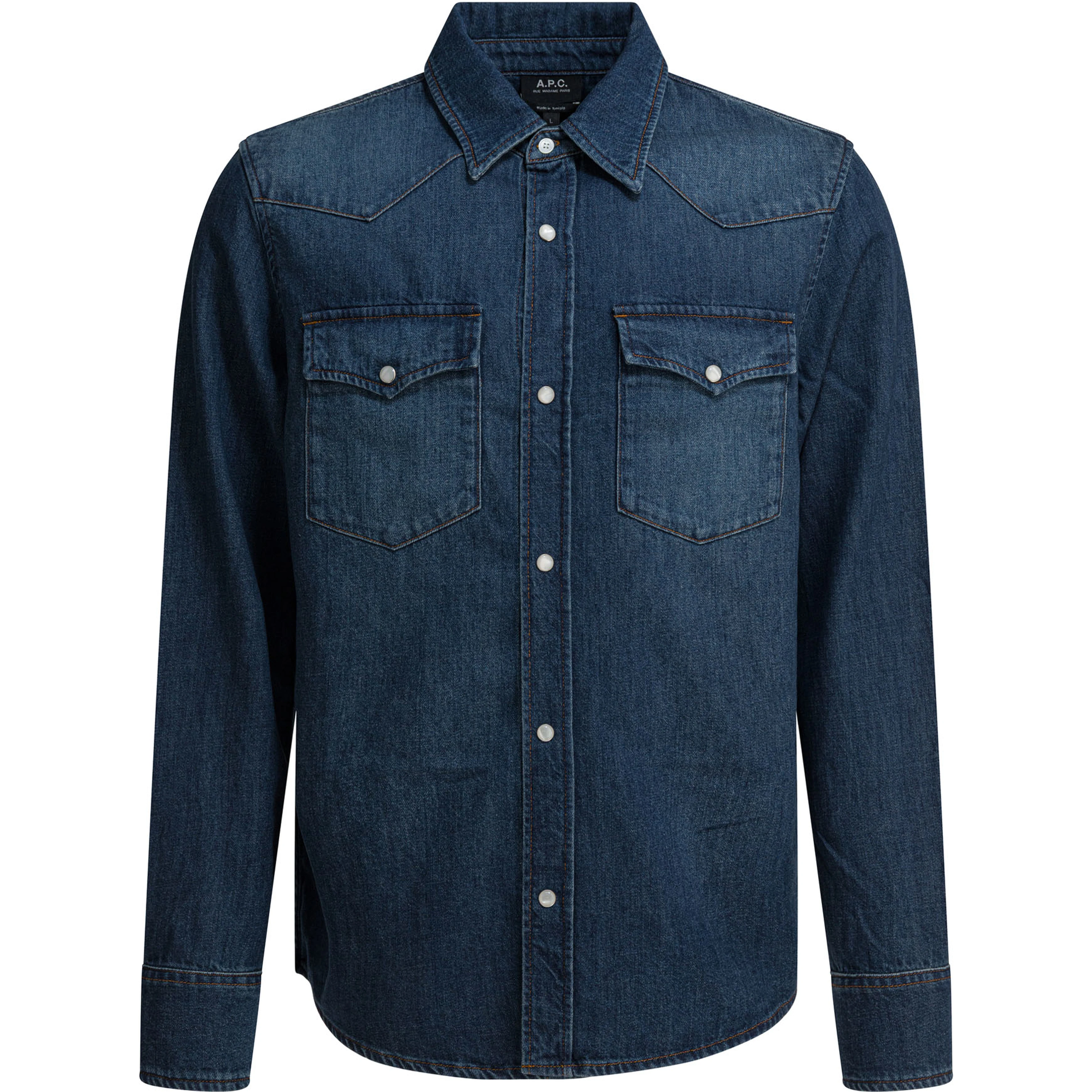 Western denim shirt