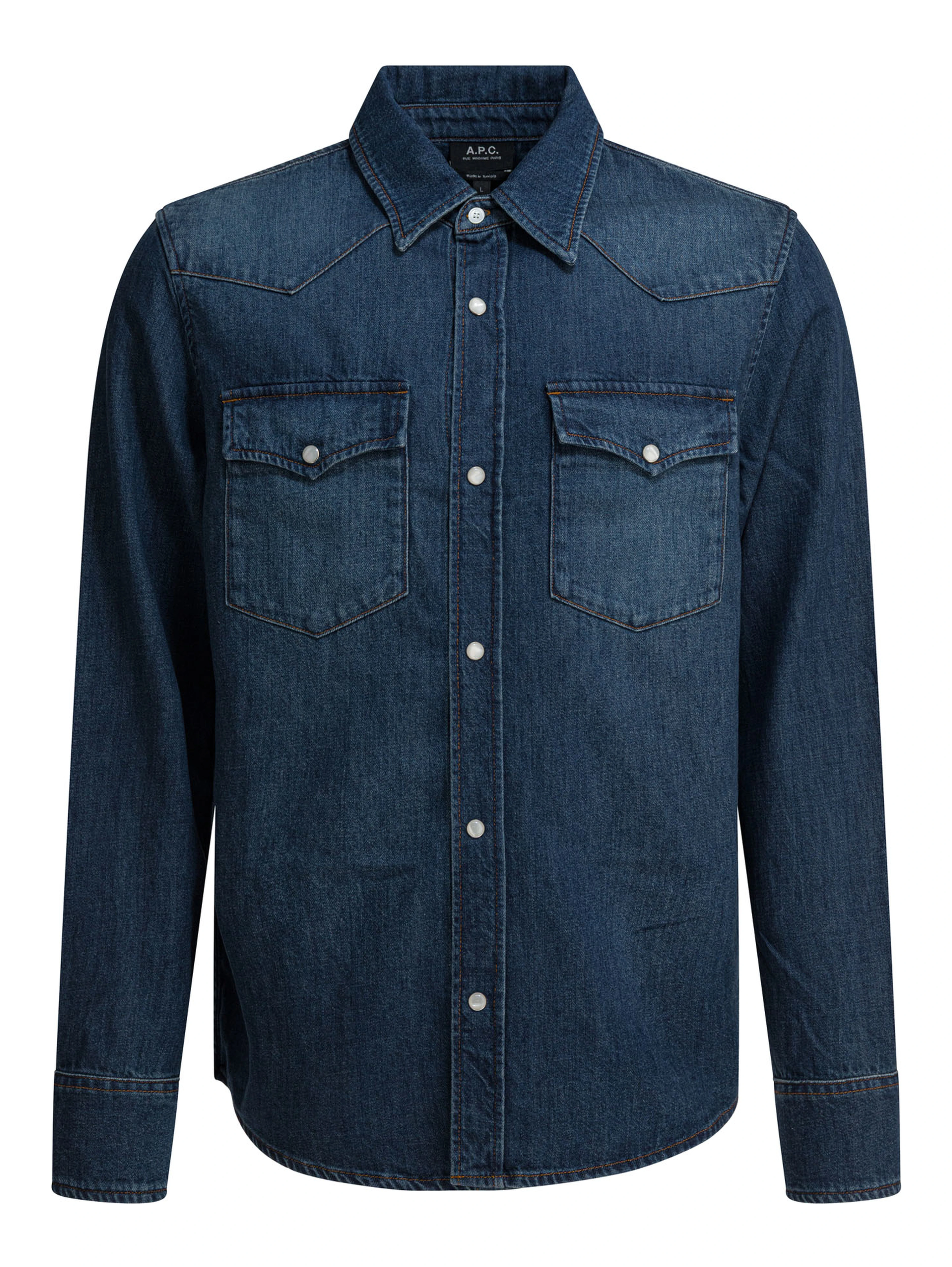 Western denim shirt