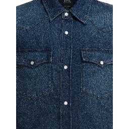 Western denim shirt