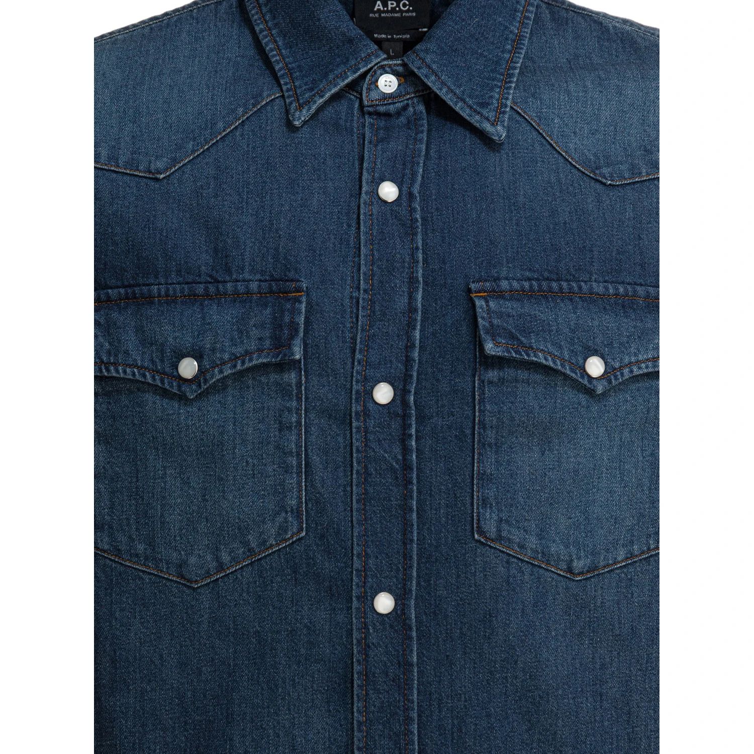 Western denim shirt