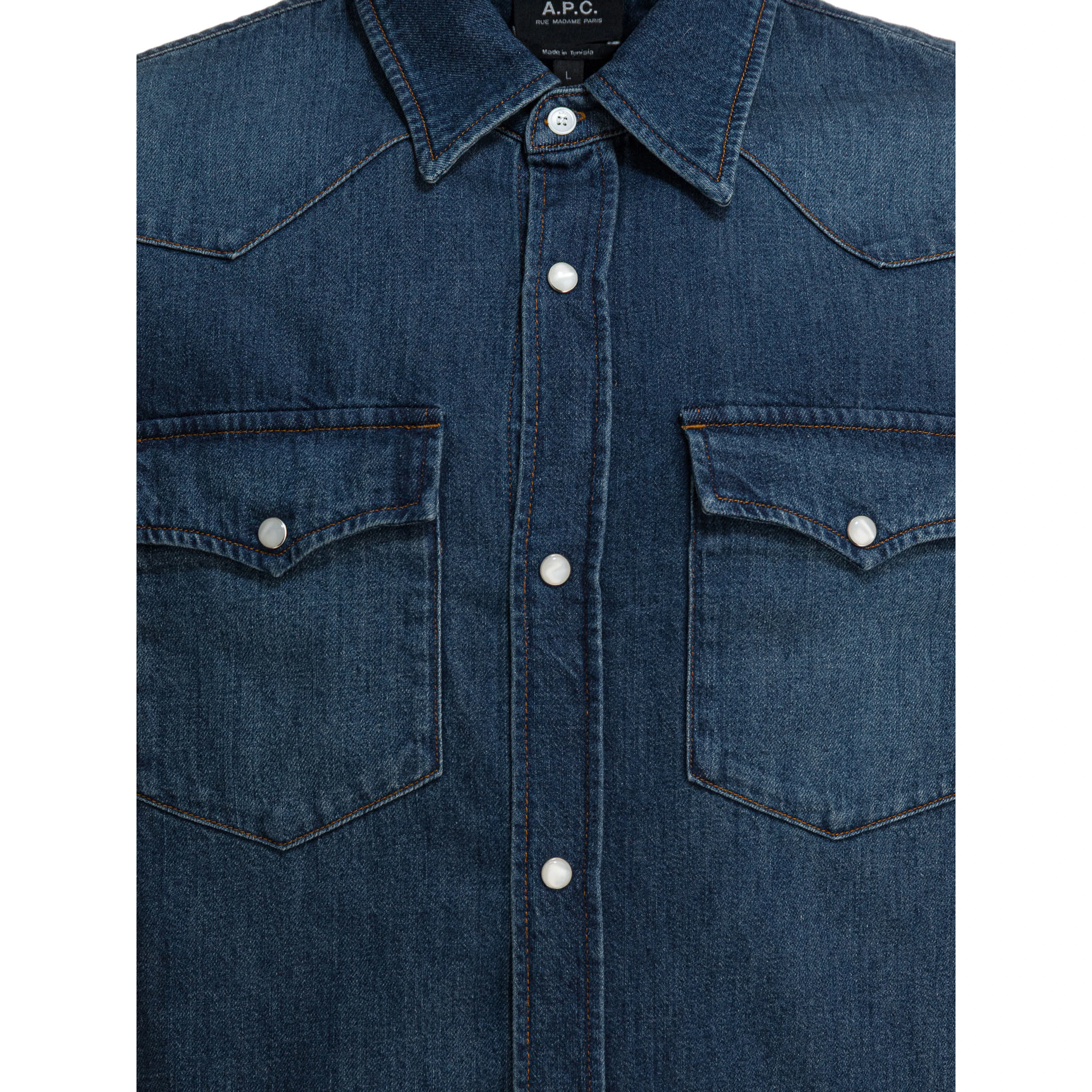 Western denim shirt