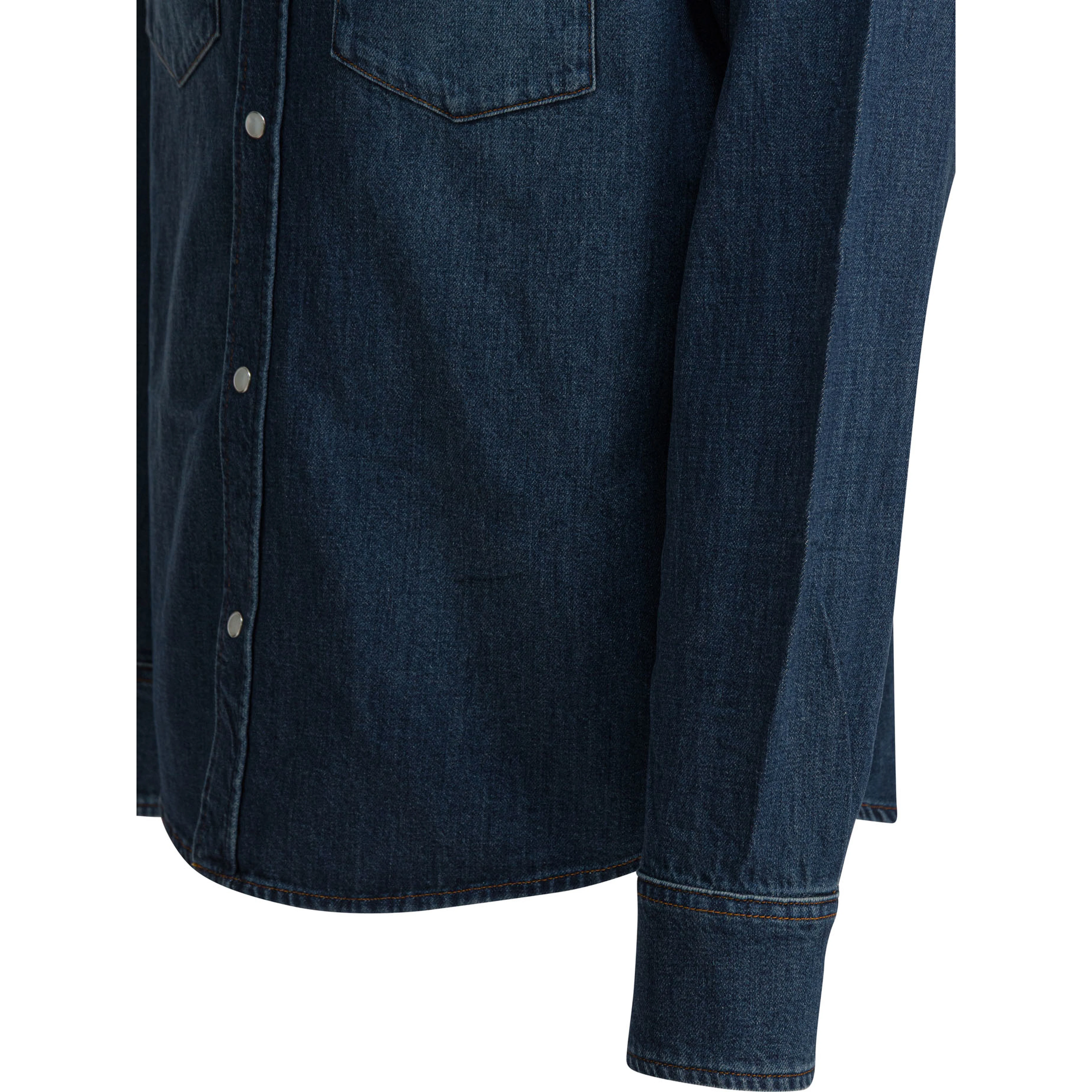 Western denim shirt