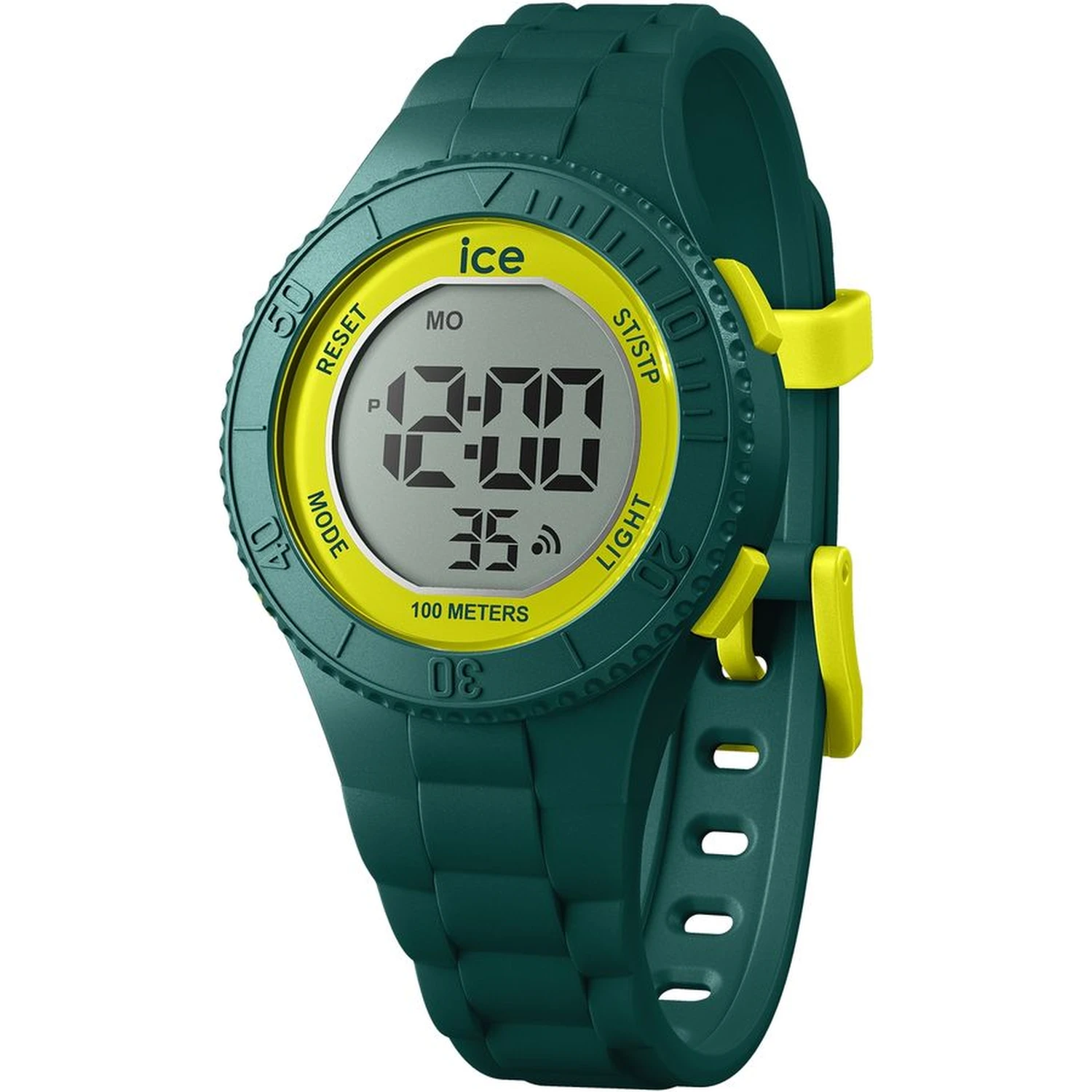 Green Synthetic Digital Watch