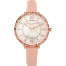 Multicolor Leather Dress Watch