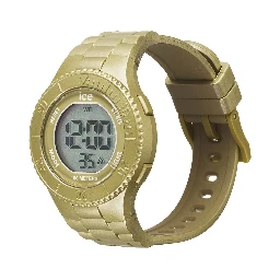 Gold Synthetic Digital Watch
