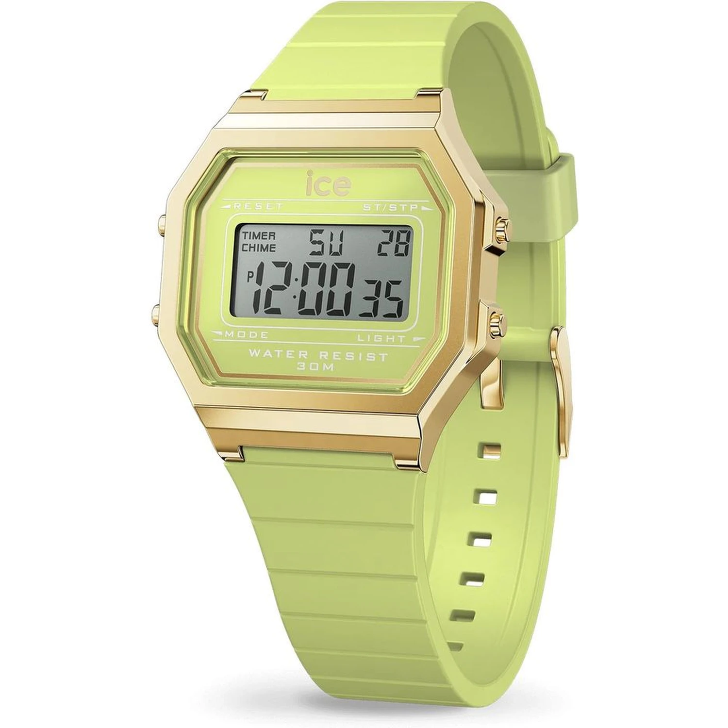 Green Synthetic Digital Watch