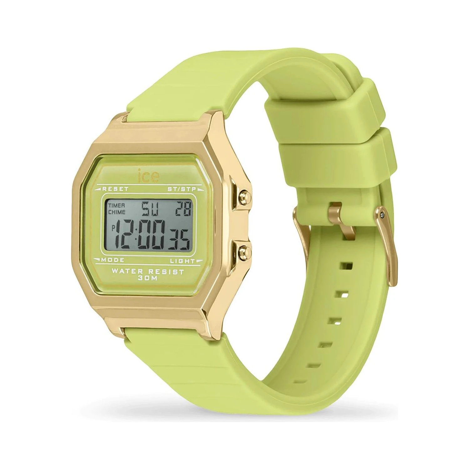 Green Synthetic Digital Watch