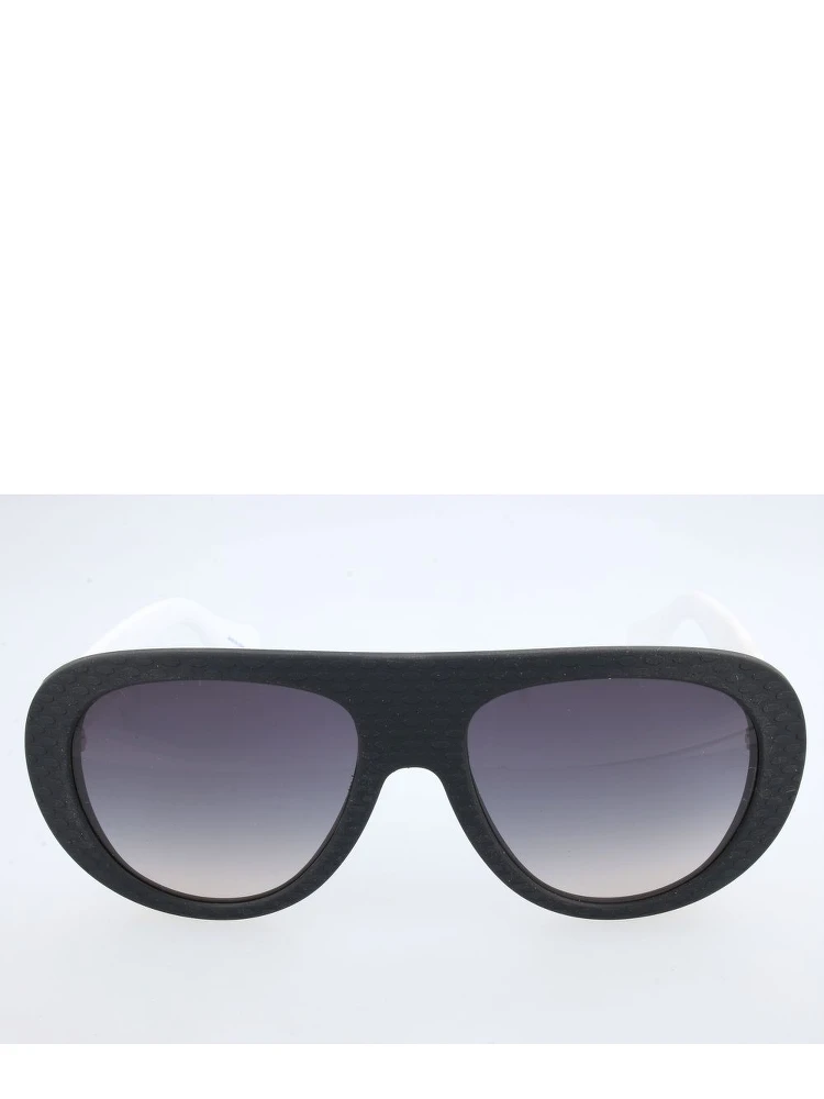 Black And White Acetate Sunglasses