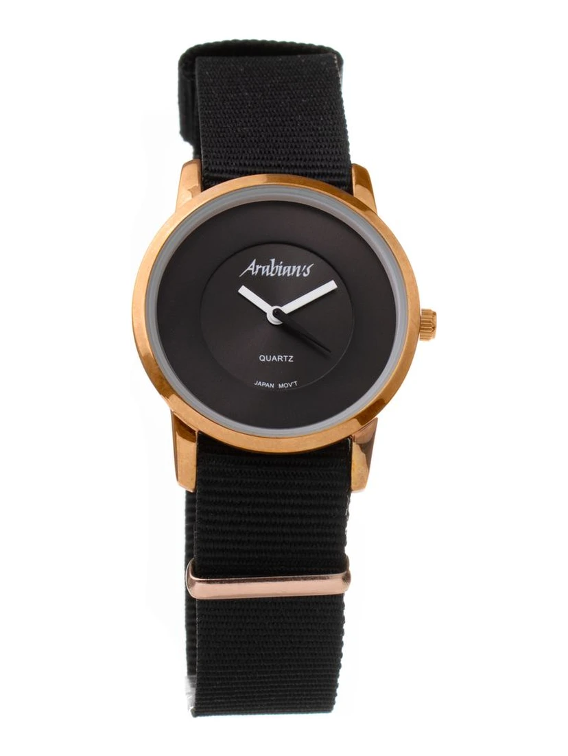 Black Textile Dress Watch