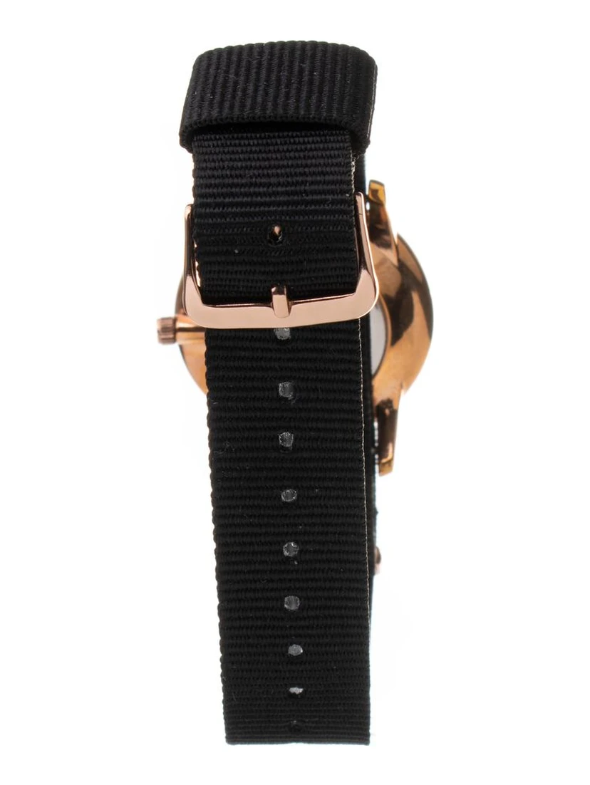Black Textile Dress Watch