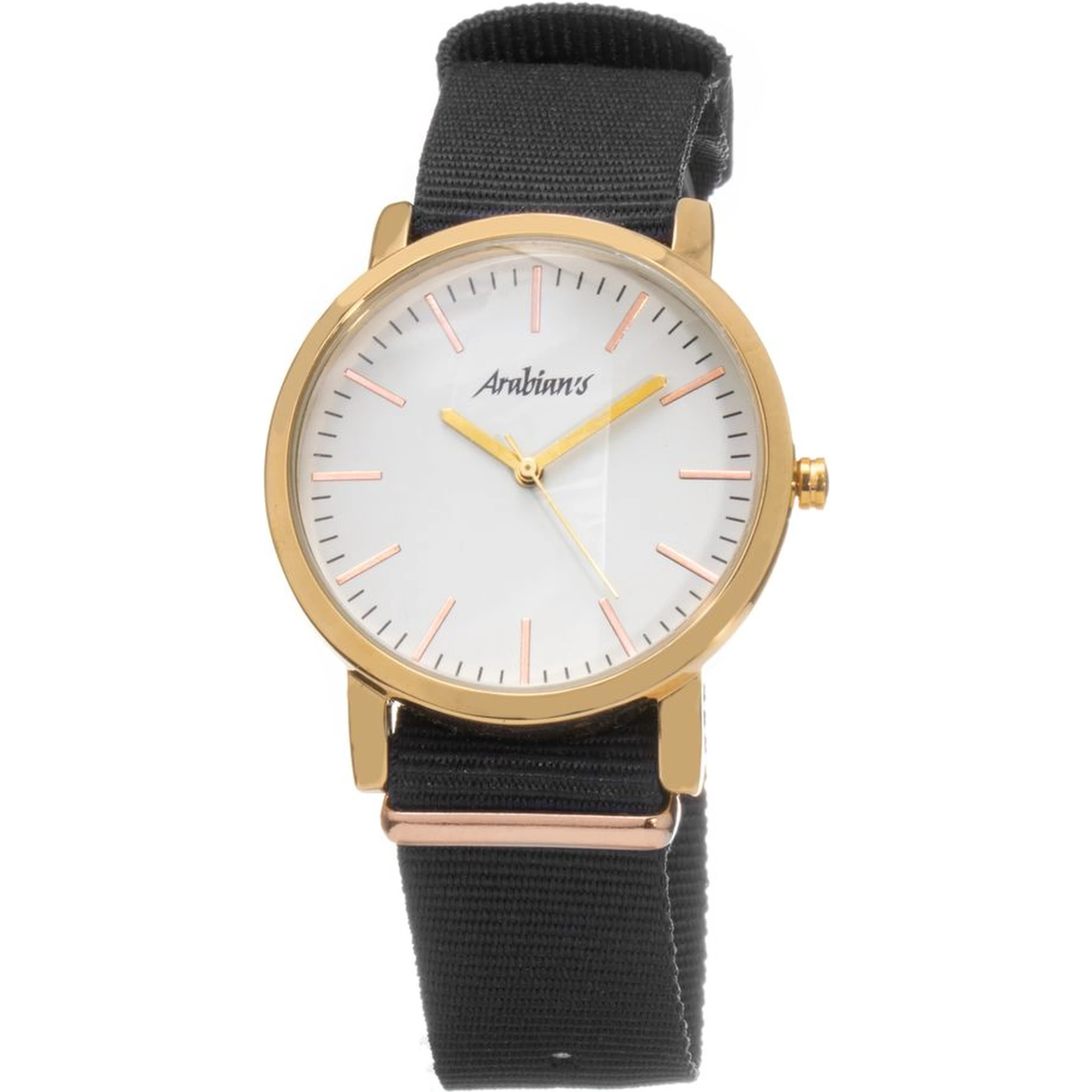 Black Textile Dress Watch