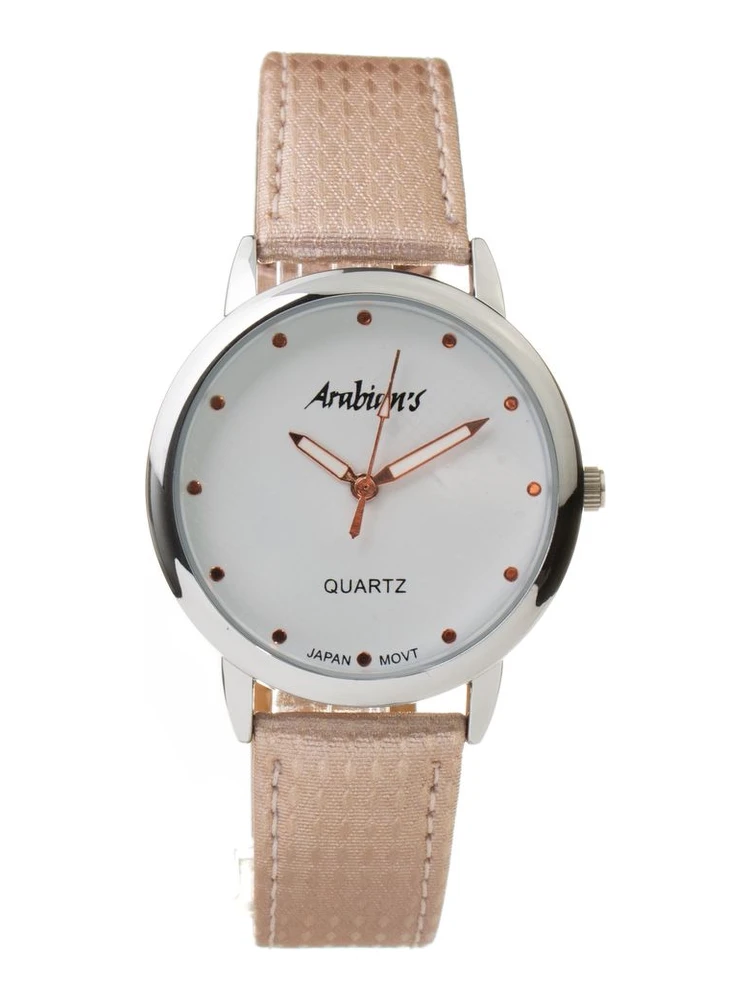 Multicolor Leather Dress Watch