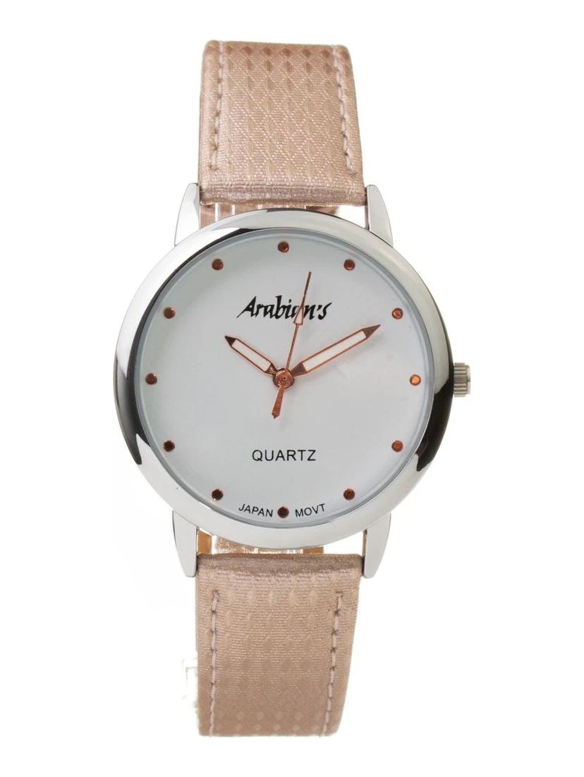 Multicolor Leather Dress Watch