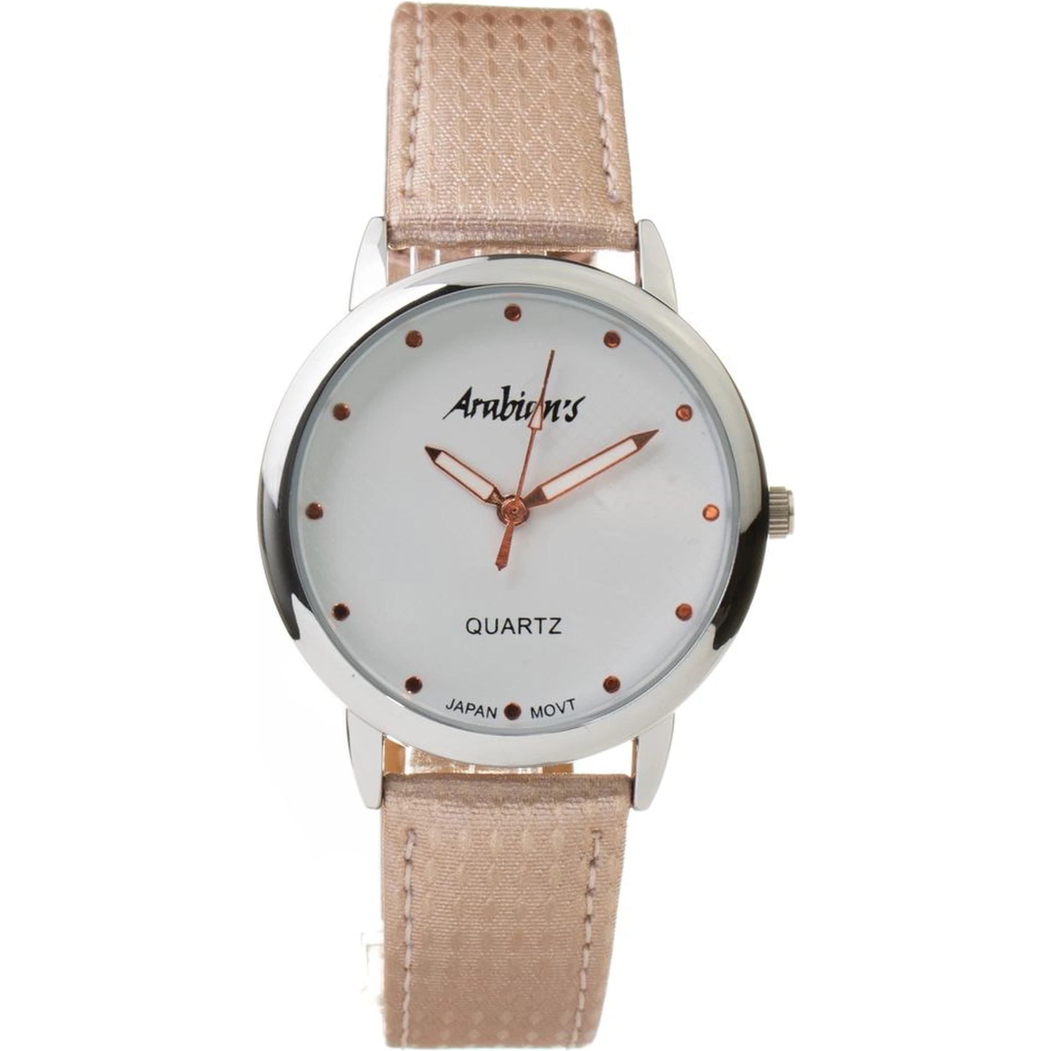 Multicolor Leather Dress Watch