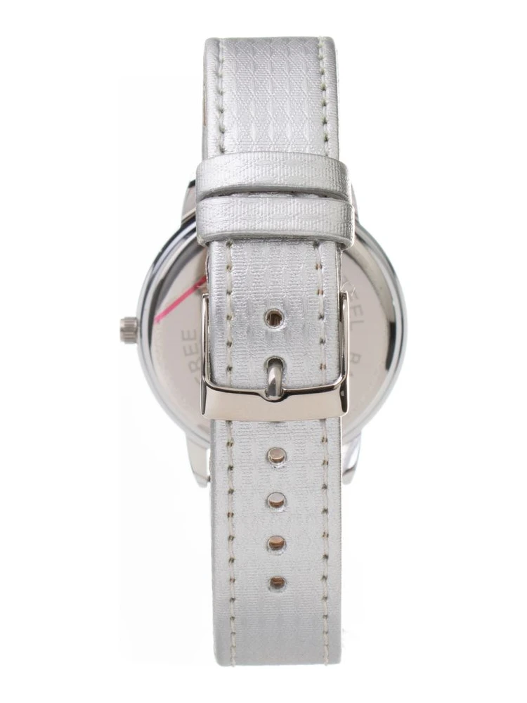 Silver Leather Dress Watch alternative