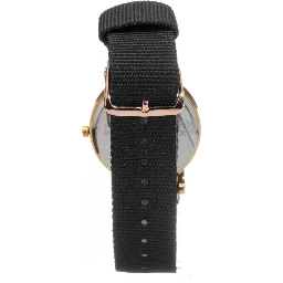 Black Textile Dress Watch