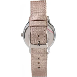 Multicolor Leather Dress Watch