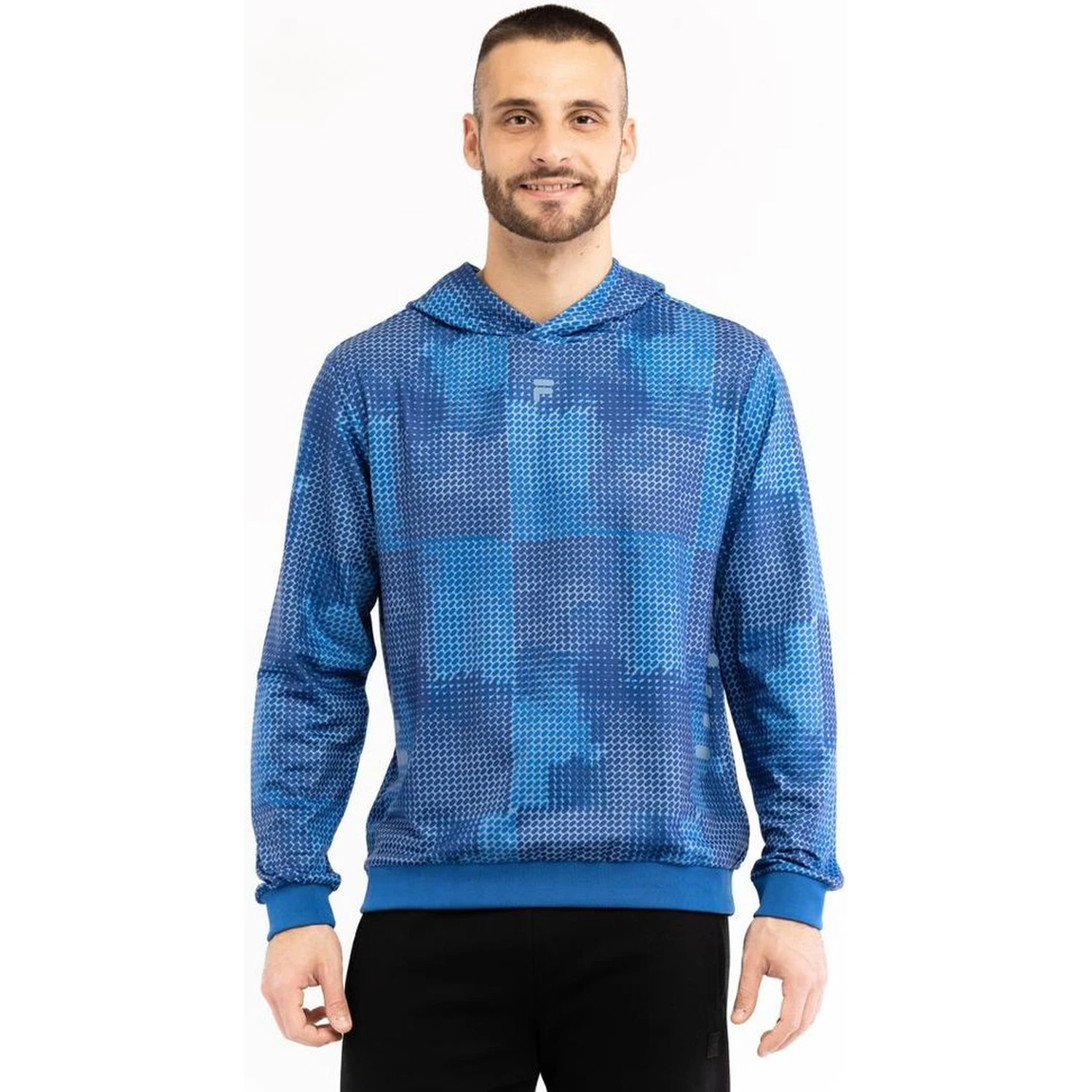 Blue Polyester Sweatshirt