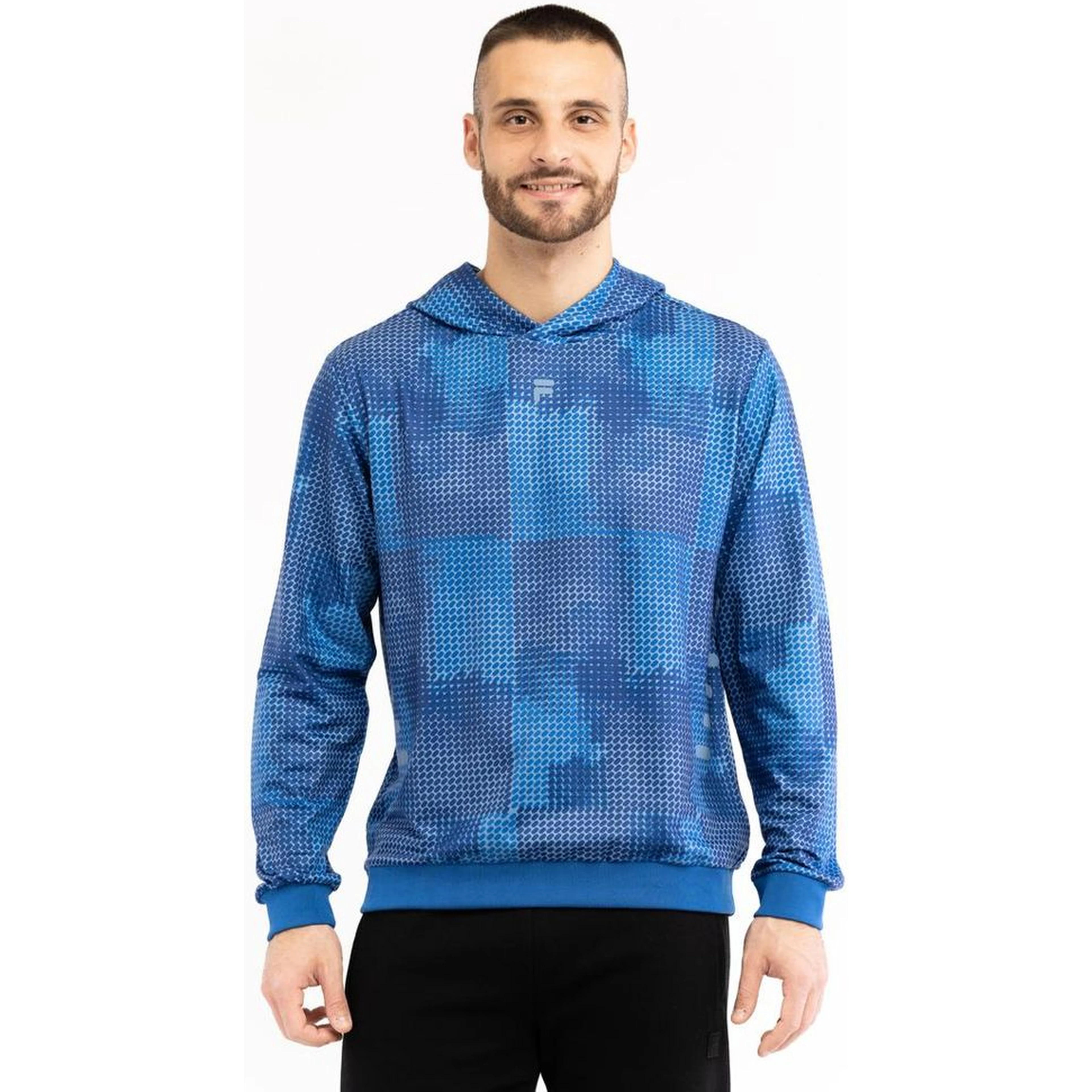 Blue Polyester Sweatshirt