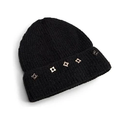 Black Polyester Beanie