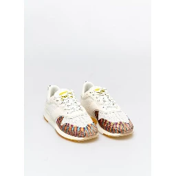 Bicolor Textile Low Top Sneakers