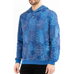Blue Polyester Sweatshirt