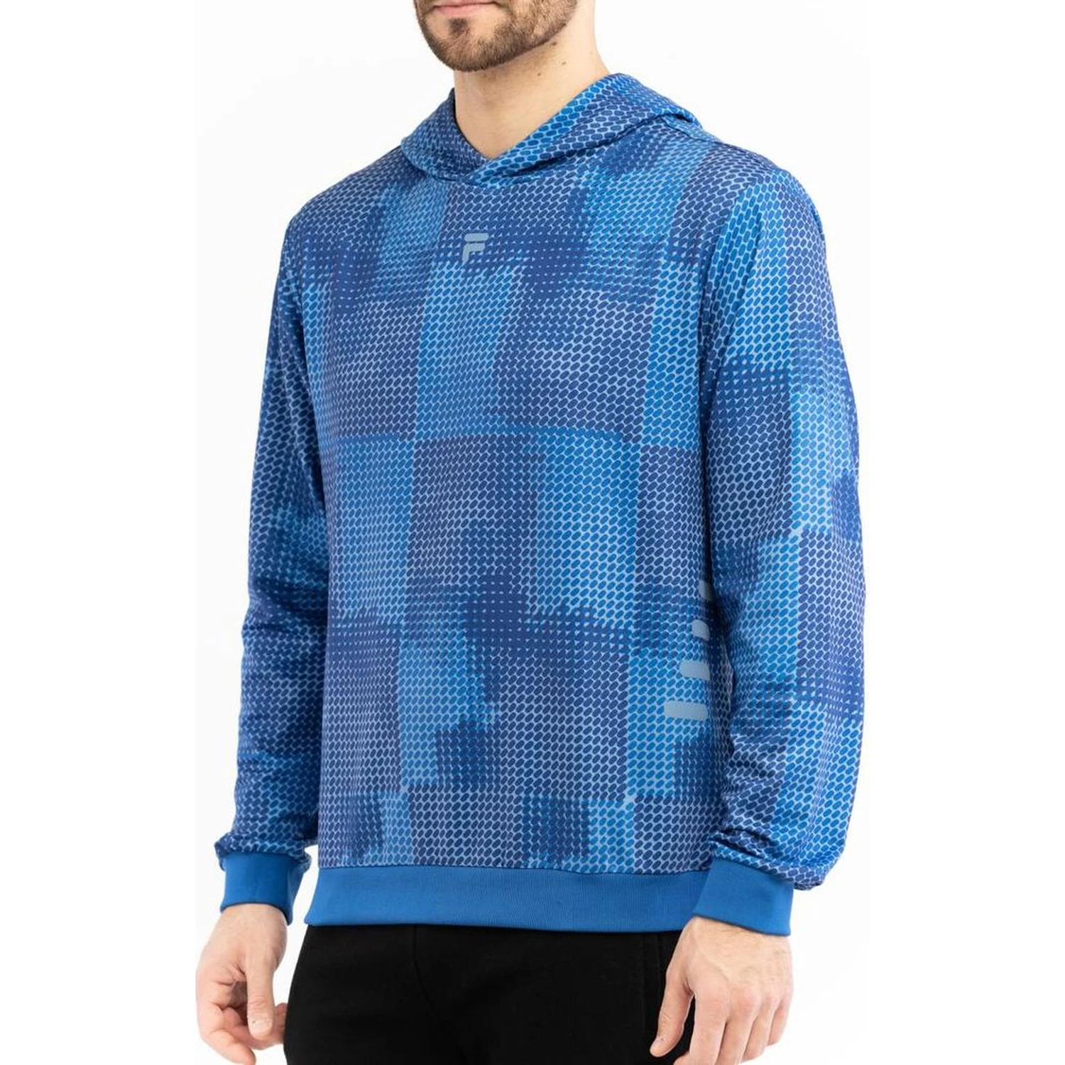 Blue Polyester Sweatshirt