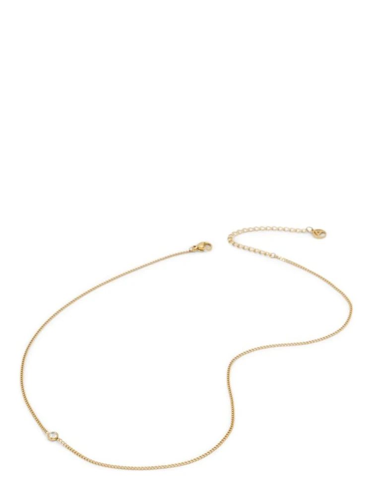 Gold Elastane Necklace