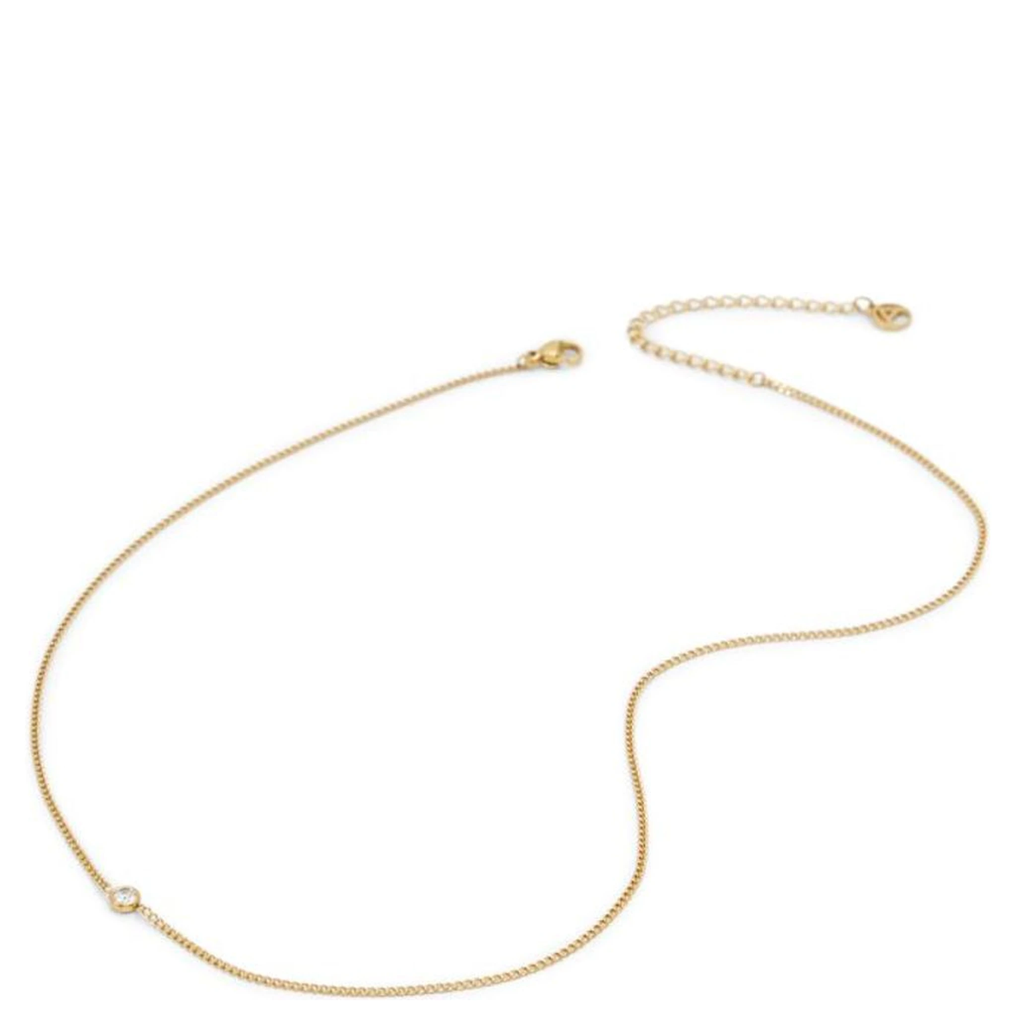 Gold Elastane Necklace