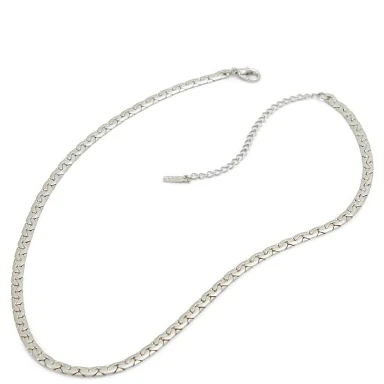 Silver Elastane Necklace