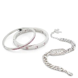 Silver Elastane Bracelet