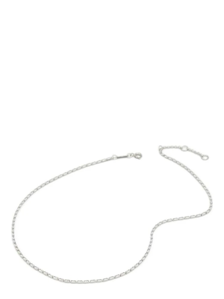 Silver Elastane Necklace