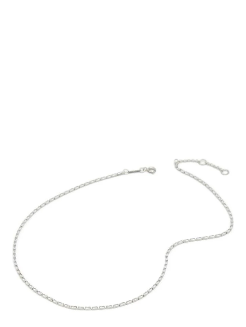 Silver Elastane Necklace