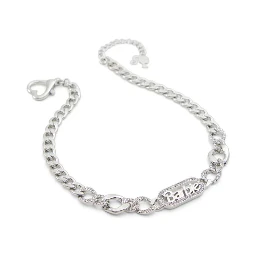 Silver Elastane Necklace