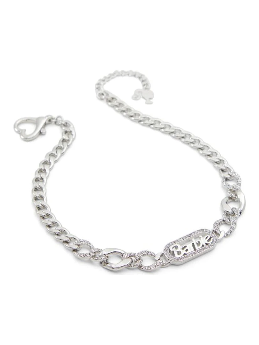 Silver Elastane Necklace